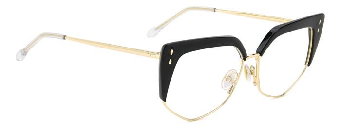 Eyeglasses Isabel Marant Im 0161 108451 (2M2) color black gold shape cat eye 