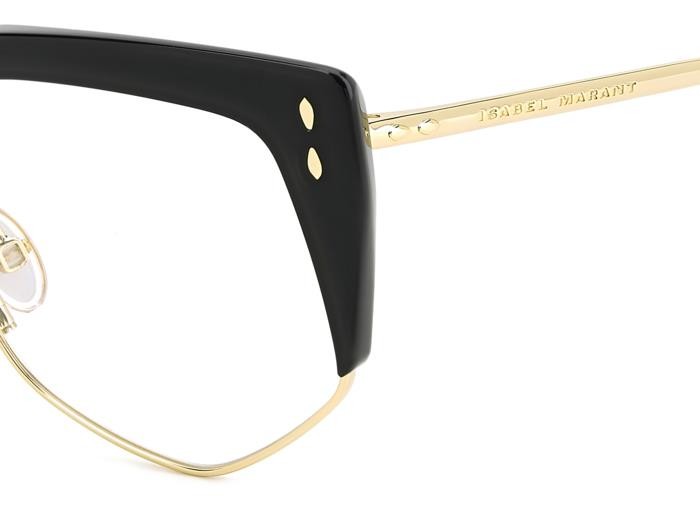 Eyeglasses Isabel Marant Im 0161 108451 (2M2) color black gold shape cat eye 