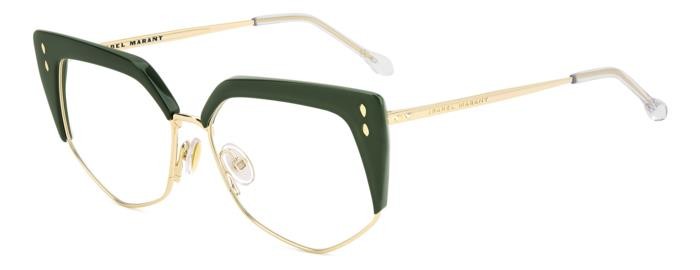 Occhiali da vista Isabel Marant Im 0161 108451 (PEF) colore gold green forma cat eye 