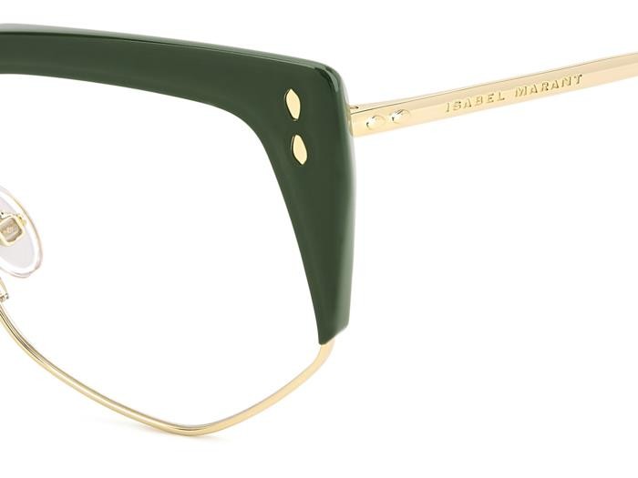 Occhiali da vista Isabel Marant Im 0161 108451 (PEF) colore gold green forma cat eye 