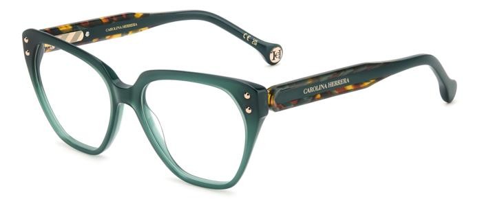 Occhiali da vista Carolina Herrera Her 0223 108453 (ACK) colore green green havana forma geometrico 