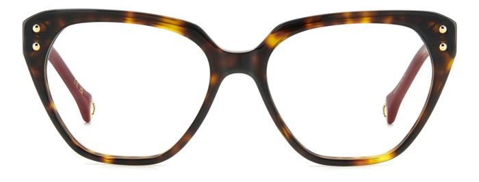 Eyeglasses Carolina Herrera Her 0223 108453 (O63) color havana red shape geometric 
