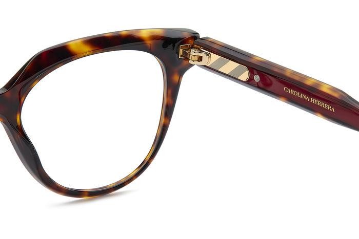 Occhiali da vista Carolina Herrera Her 0224 108454 (O63) colore havana red forma cat eye 