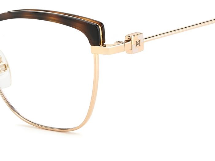 Occhiali da vista Carolina Herrera Her 0243 108455 (LVL) colore brown havana gold forma cat eye 