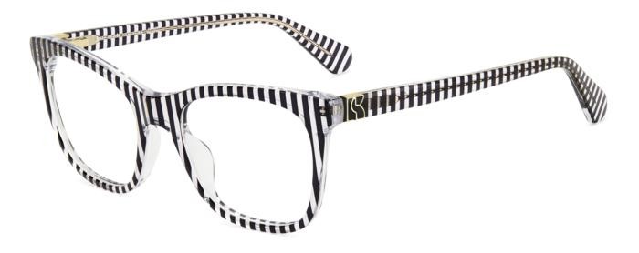Brillen Kate Spade Temperance 108480 (M4P) farbe striped black form quadratisch 