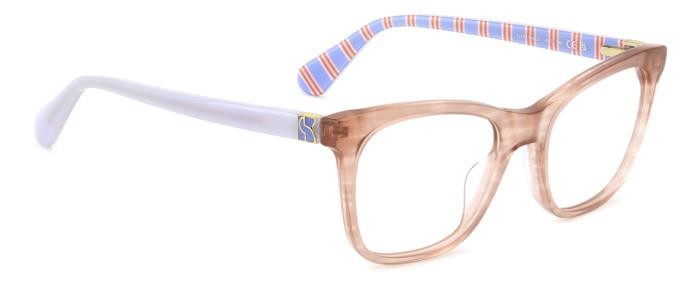 Brillen Kate Spade Temperance 108480 (XNZ) farbe beige havana form quadratisch 