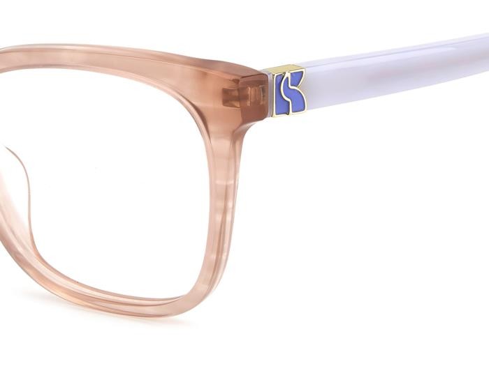 Brillen Kate Spade Temperance 108480 (XNZ) farbe beige havana form quadratisch 