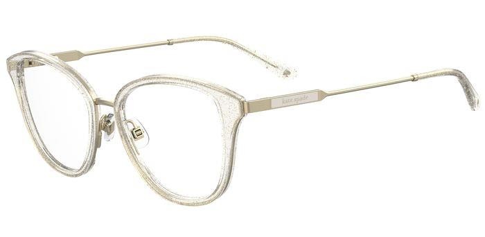 Brillen Kate Spade Hallie/G 108484 (DXQ) farbe beige glitter form cat-eye 