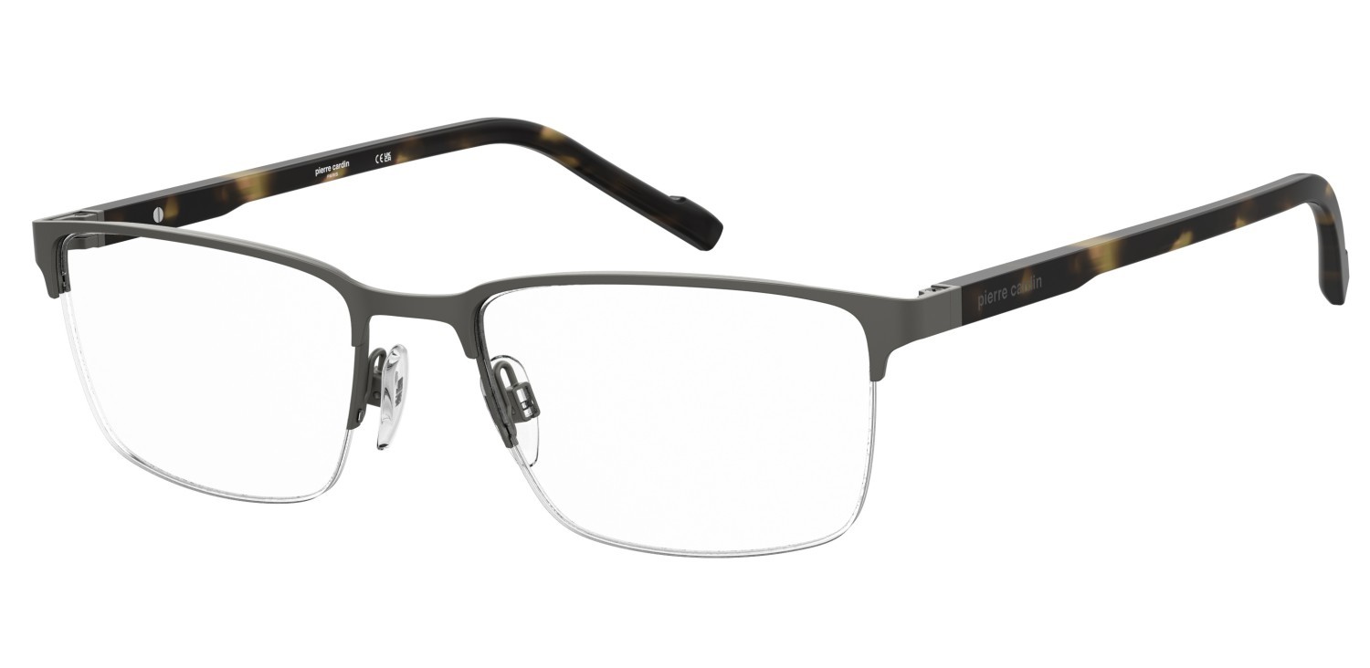 Brillen Pierre Cardin P.c. 6898 108538 SVK farbe matte ruthenium black form rechteckig 