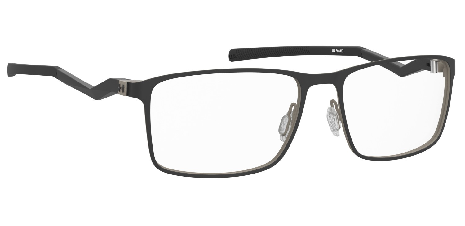 Eyeglasses Under Armour Ua 5084/G 108621 087 color matte black beige shape rectangle 