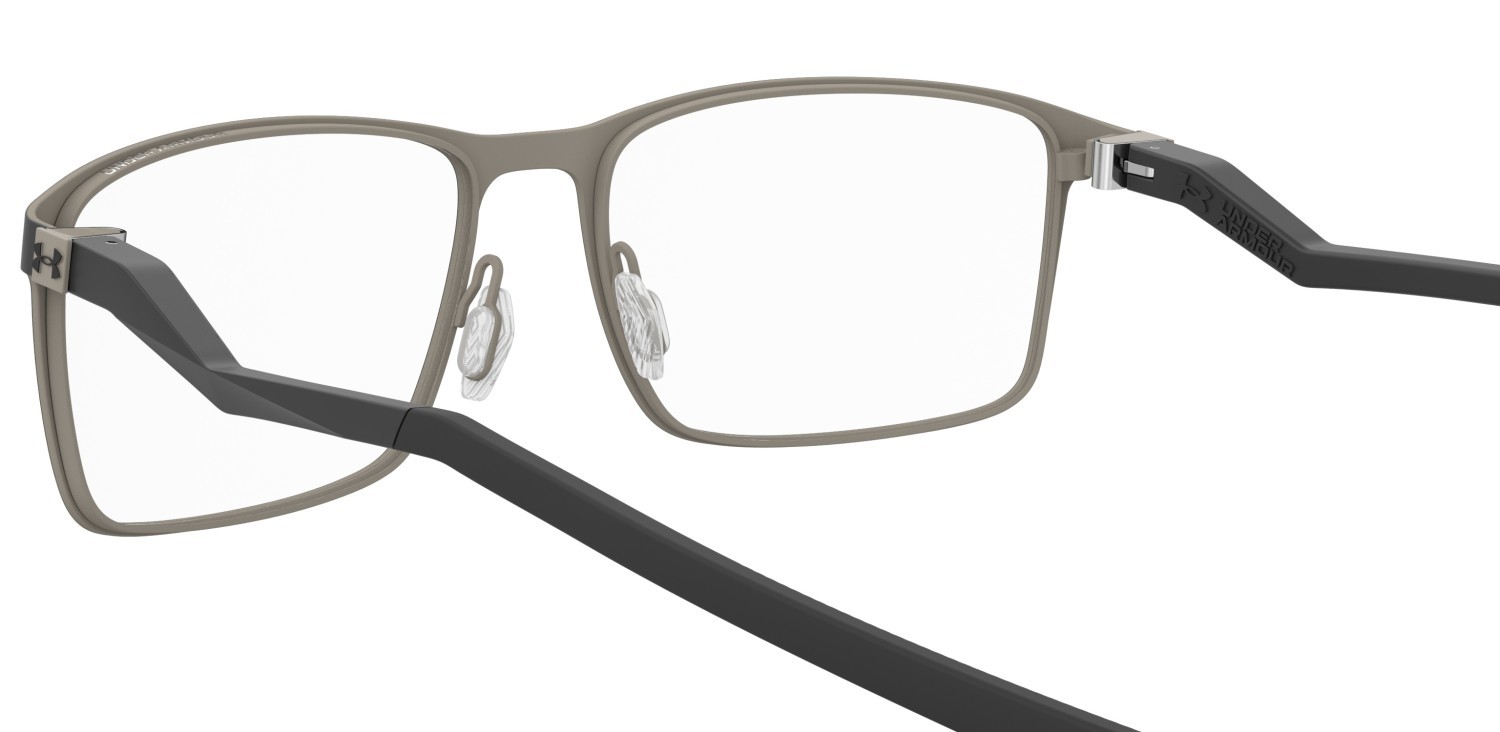 Eyeglasses Under Armour Ua 5084/G 108621 087 color matte black beige shape rectangle 