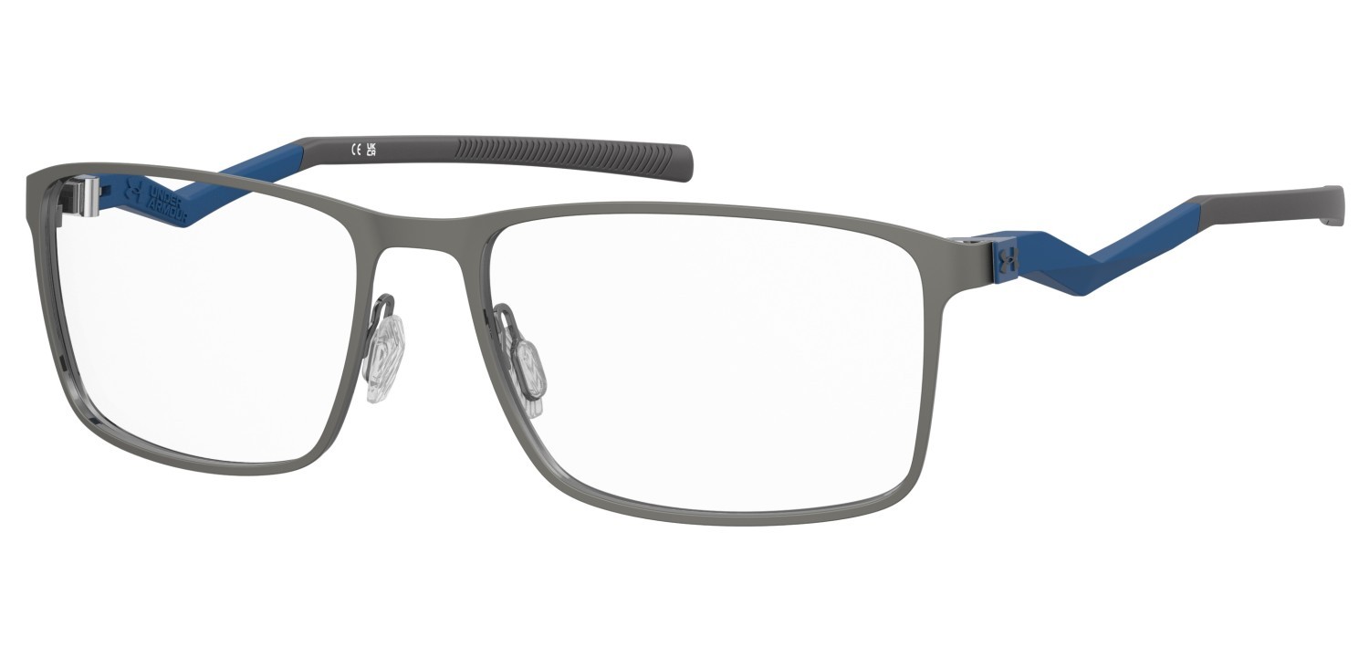 Occhiali da vista Under Armour Ua 5084/G 108621 5UV colore dark ruthenium blue forma rettangolare 