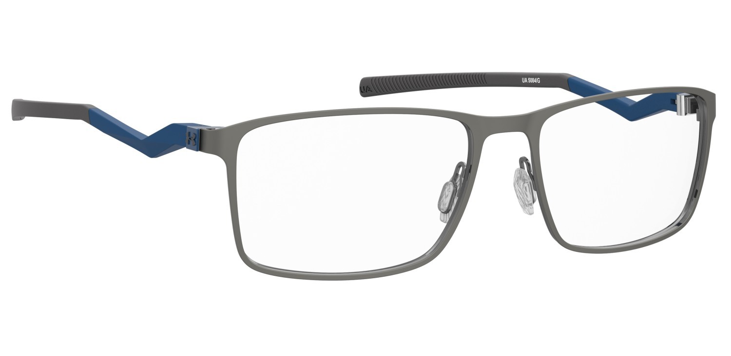 Occhiali da vista Under Armour Ua 5084/G 108621 5UV colore dark ruthenium blue forma rettangolare 