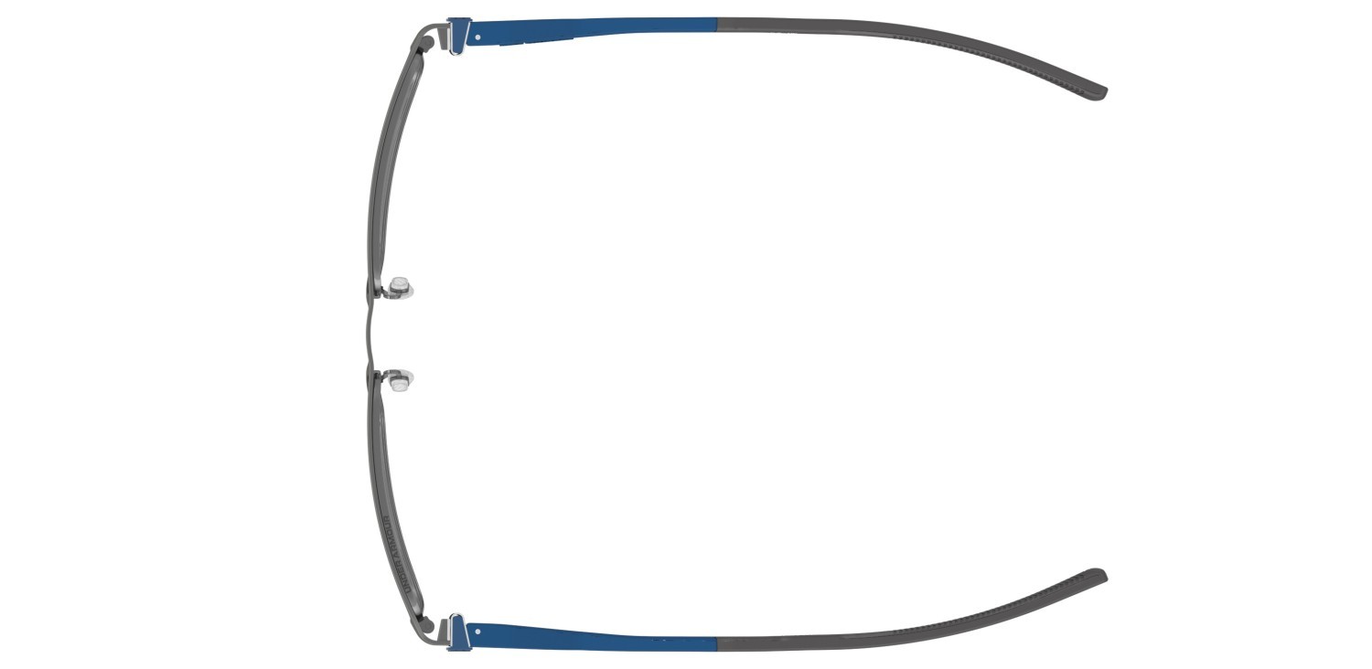 Occhiali da vista Under Armour Ua 5084/G 108621 5UV colore dark ruthenium blue forma rettangolare 