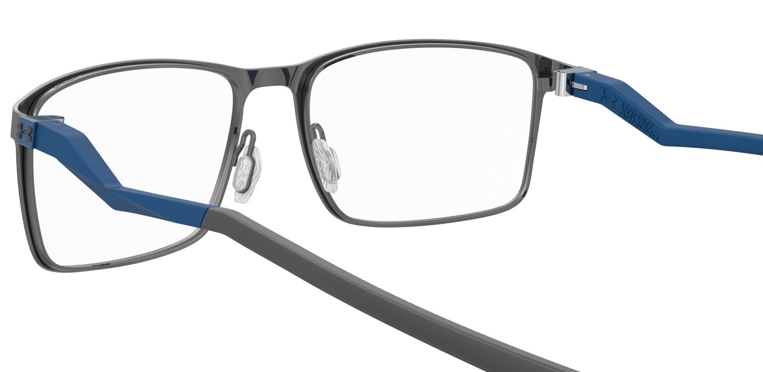 Occhiali da vista Under Armour Ua 5084/G 108621 5UV colore dark ruthenium blue forma rettangolare 