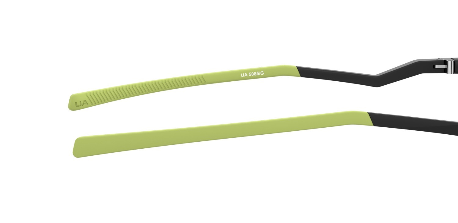 Eyeglasses Under Armour Ua 5085/G 108622 3OL color matte black green shape rectangle 