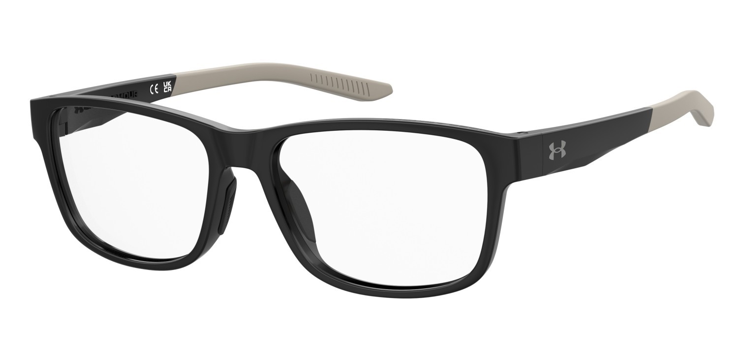 Eyeglasses Under Armour Ua 5080 108624 0WM color black beige shape rectangle 