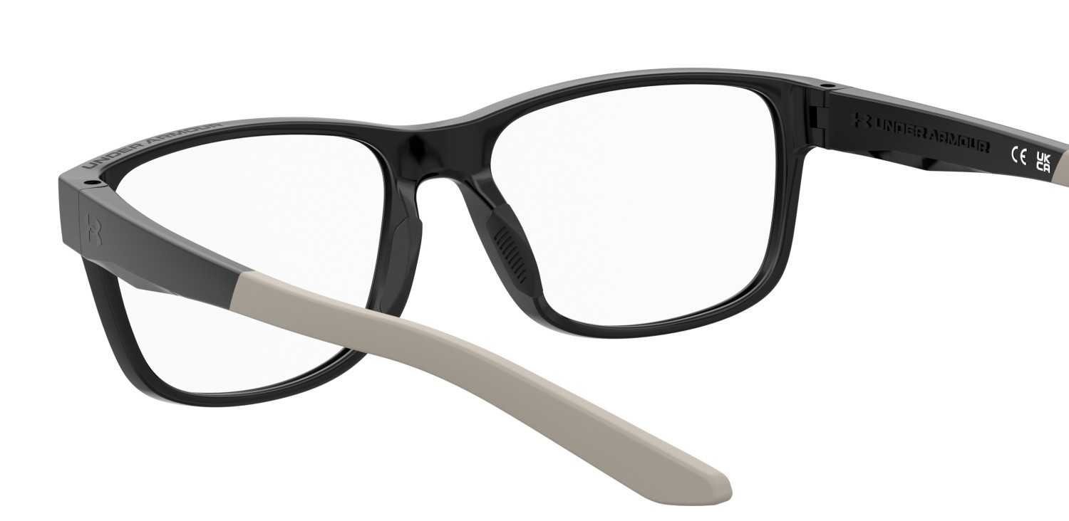 Eyeglasses Under Armour Ua 5080 108624 0WM color black beige shape rectangle 