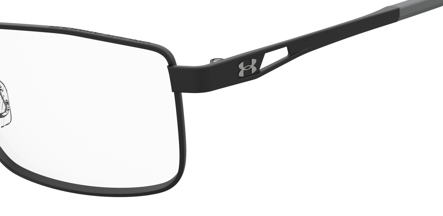 Eyeglasses Under Armour Ua 5077/G 108625 003 color matte black shape rectangle 