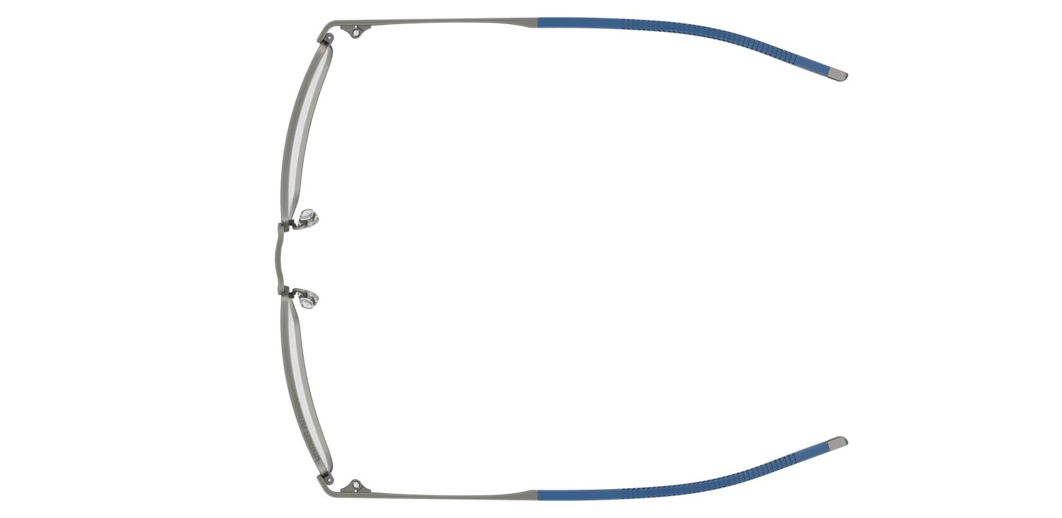 Eyeglasses Under Armour Ua 5077/G 108625 V6D color matte dark ruthenium blue shape rectangle 