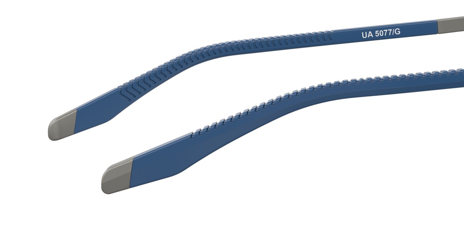 Eyeglasses Under Armour Ua 5077/G 108625 V6D color matte dark ruthenium blue shape rectangle 