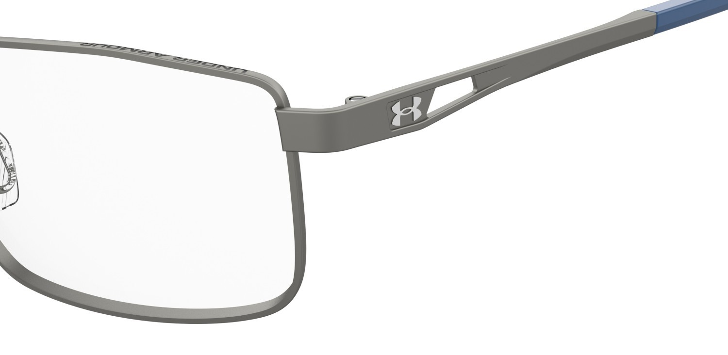 Eyeglasses Under Armour Ua 5077/G 108625 V6D color matte dark ruthenium blue shape rectangle 