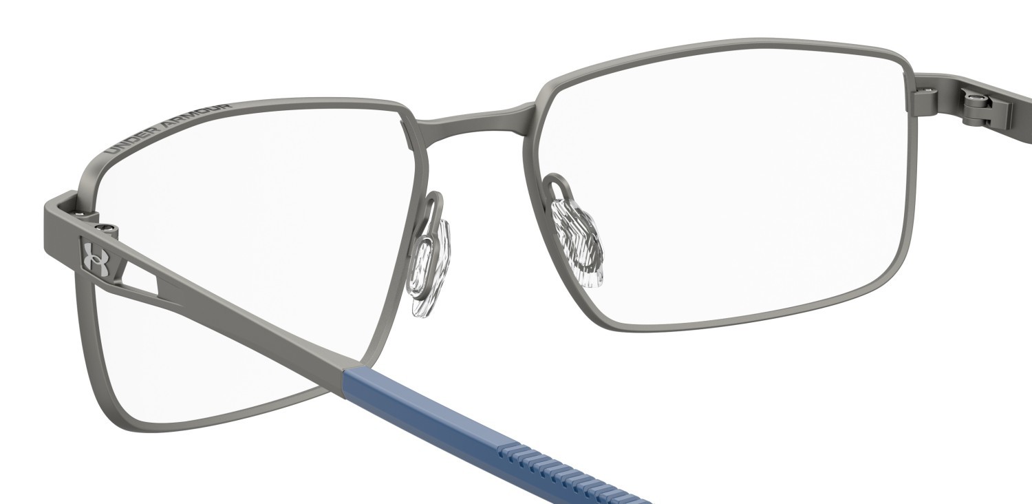 Eyeglasses Under Armour Ua 5077/G 108625 V6D color matte dark ruthenium blue shape rectangle 