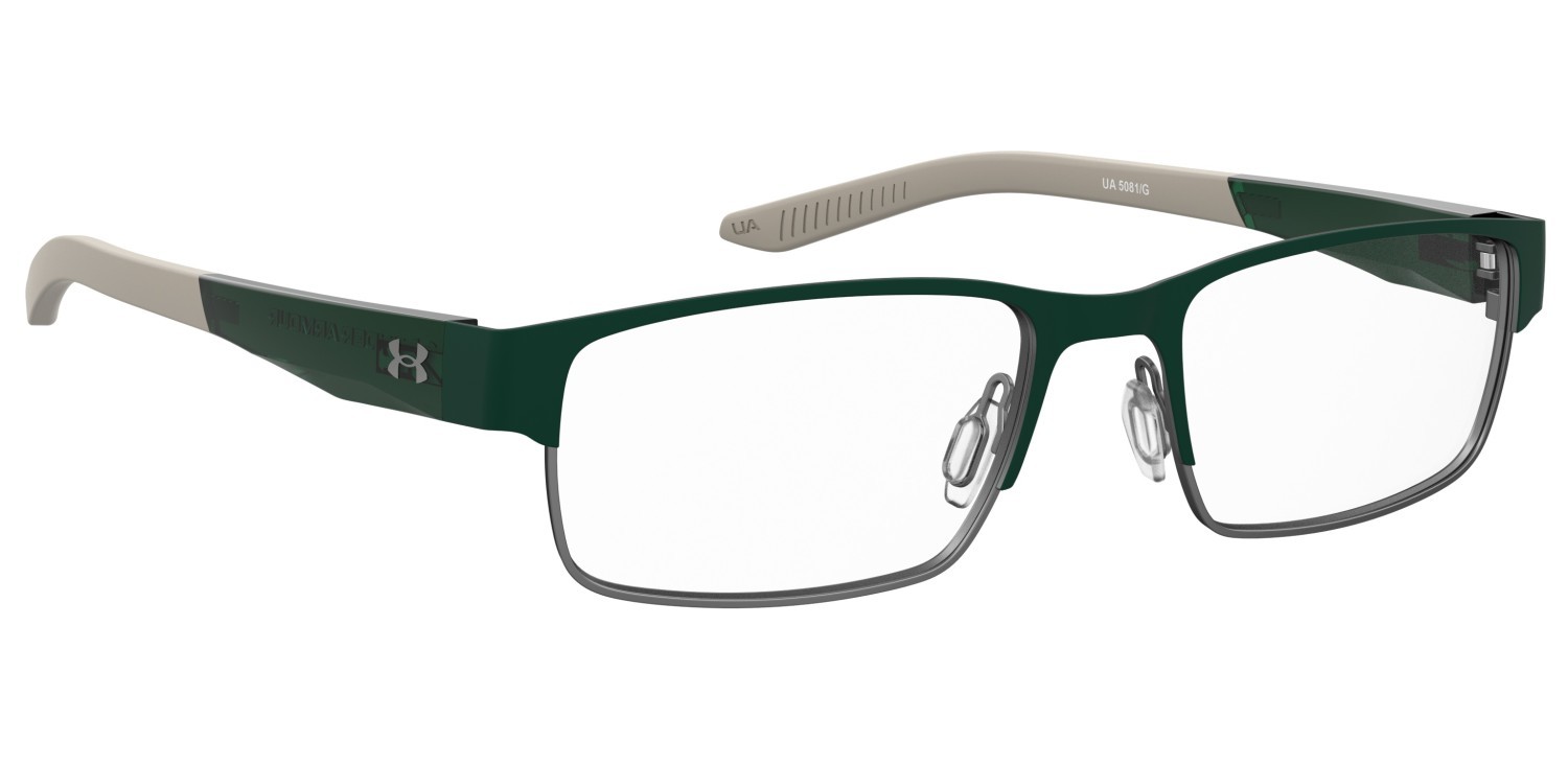 Eyeglasses Under Armour Ua 5081/G 108628 DLD color matte green shape rectangle 