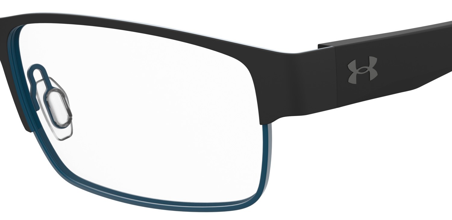 Eyeglasses Under Armour Ua 5081/G 108628 ETJ color black teal shape rectangle 