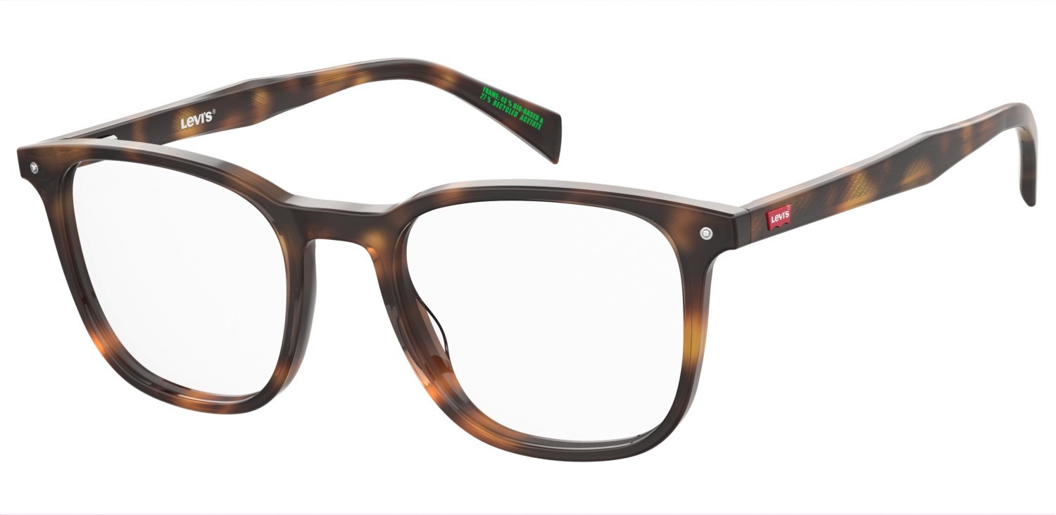 Brillen Levi's Lv 5064 108638 086 farbe havana form rechteckig 