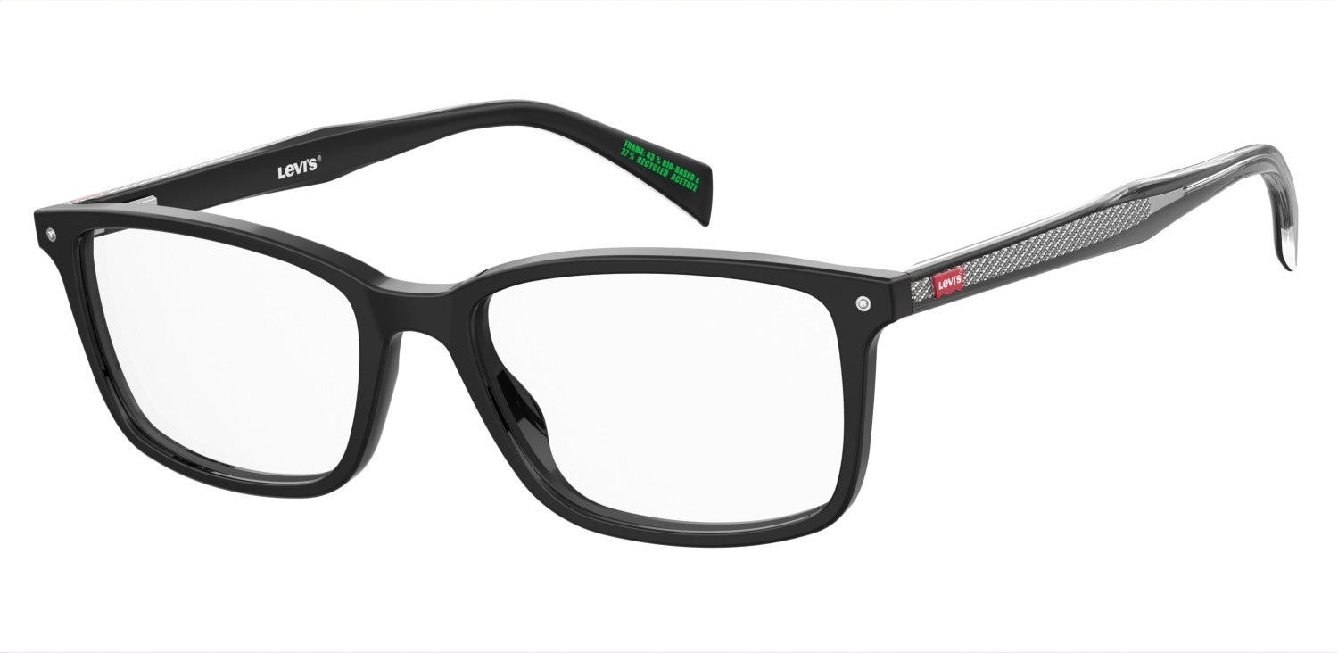 Brillen Levi's Lv 5066 108640 807 farbe black form rechteckig 