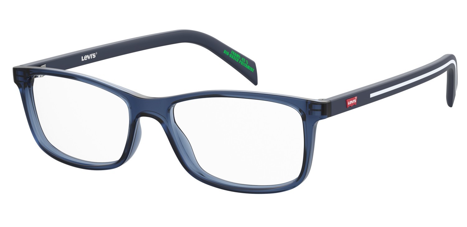 Brillen Levi's Lv 5070 108644 FLL farbe matte blue form rechteckig 