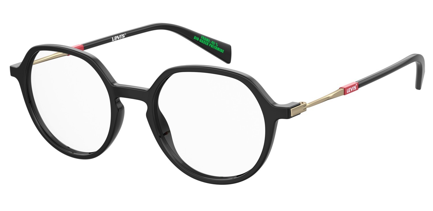 Brillen Levi's Lv 1074 108646 807 farbe black form rund 