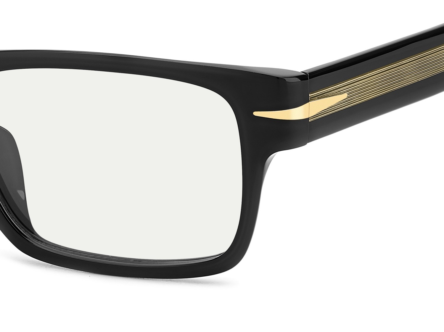 Brillen David Beckham Db 1170/F 108653 2M2 farbe black gold form rechteckig 