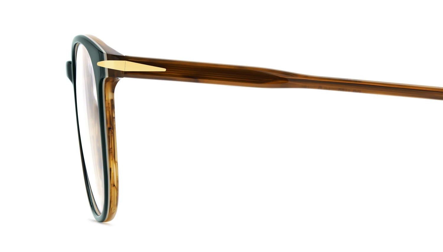 Eyeglasses David Beckham Db 1160 108664 RFD color green stripped brown shape rectangle 