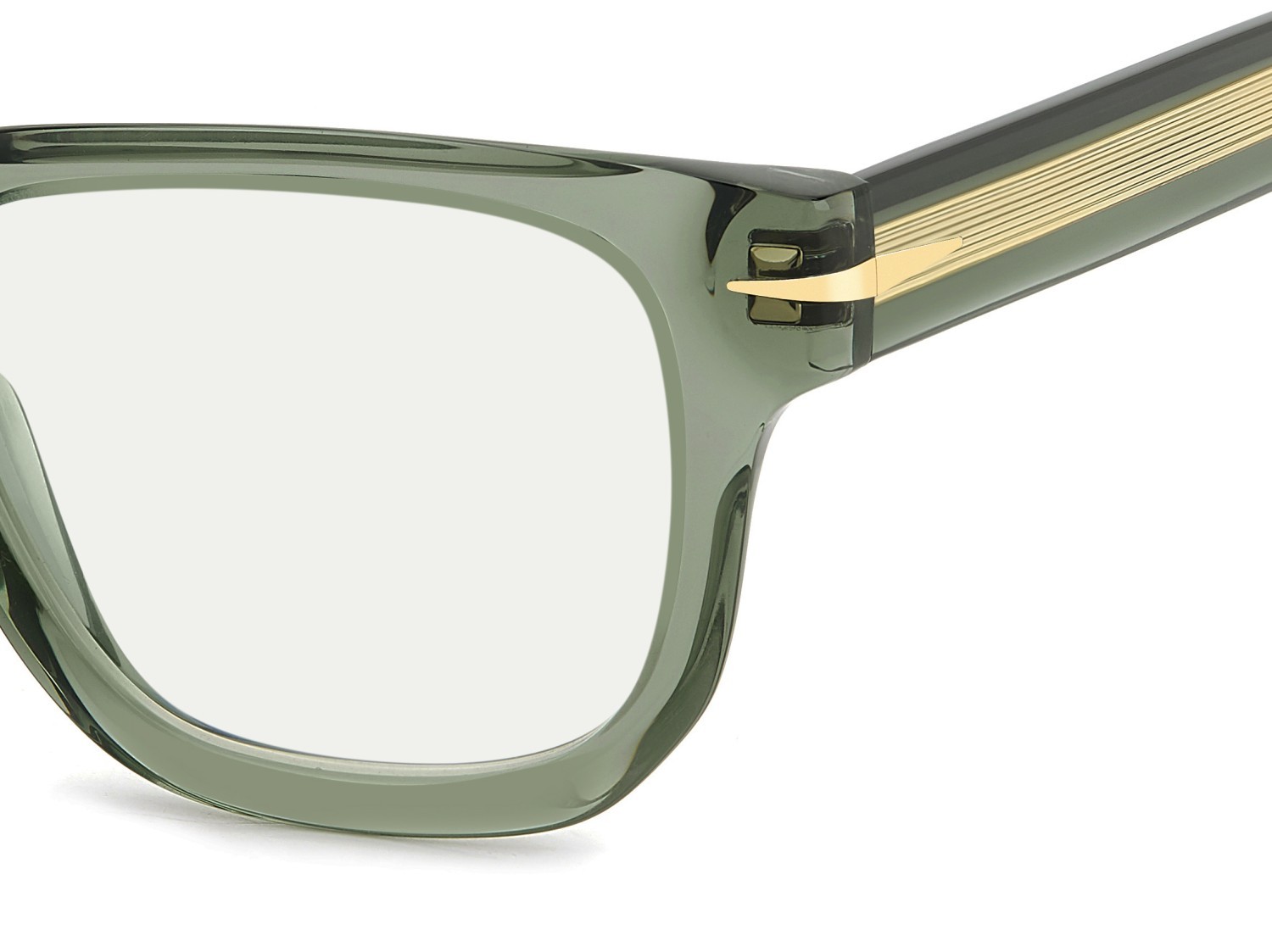Eyeglasses David Beckham Db 7130 108667 1ED color green shape rectangle 