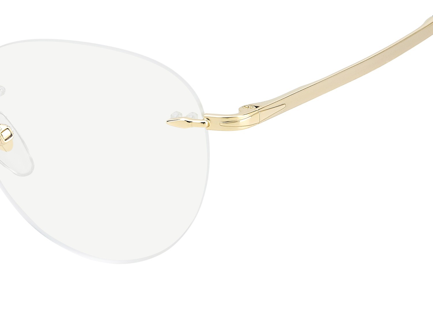 Occhiali da vista David Beckham Db 1166 108671 J5G colore gold forma pantos lenti blue mirror