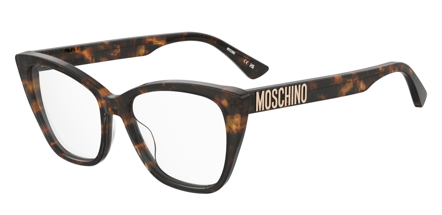 Occhiali da vista Moschino Mos642 108687 086 colore havana forma rettangolare 