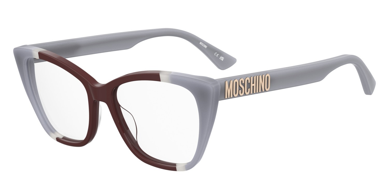 Occhiali da vista Moschino Mos642 108687 S9W colore blue brown forma rettangolare 