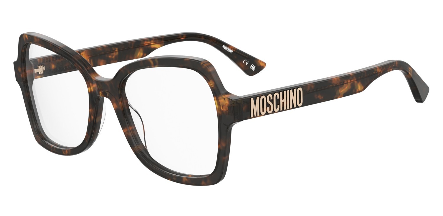 Occhiali da vista Moschino Mos643 108689 086 colore havana forma farfalla 