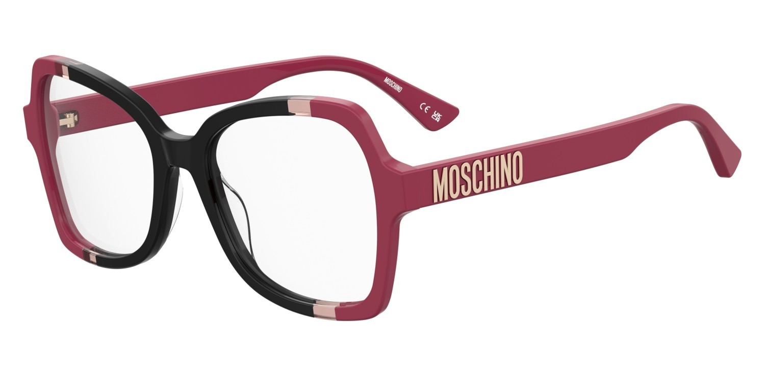 Occhiali da vista Moschino Mos643 108689 EWW colore fuchsia black forma farfalla 
