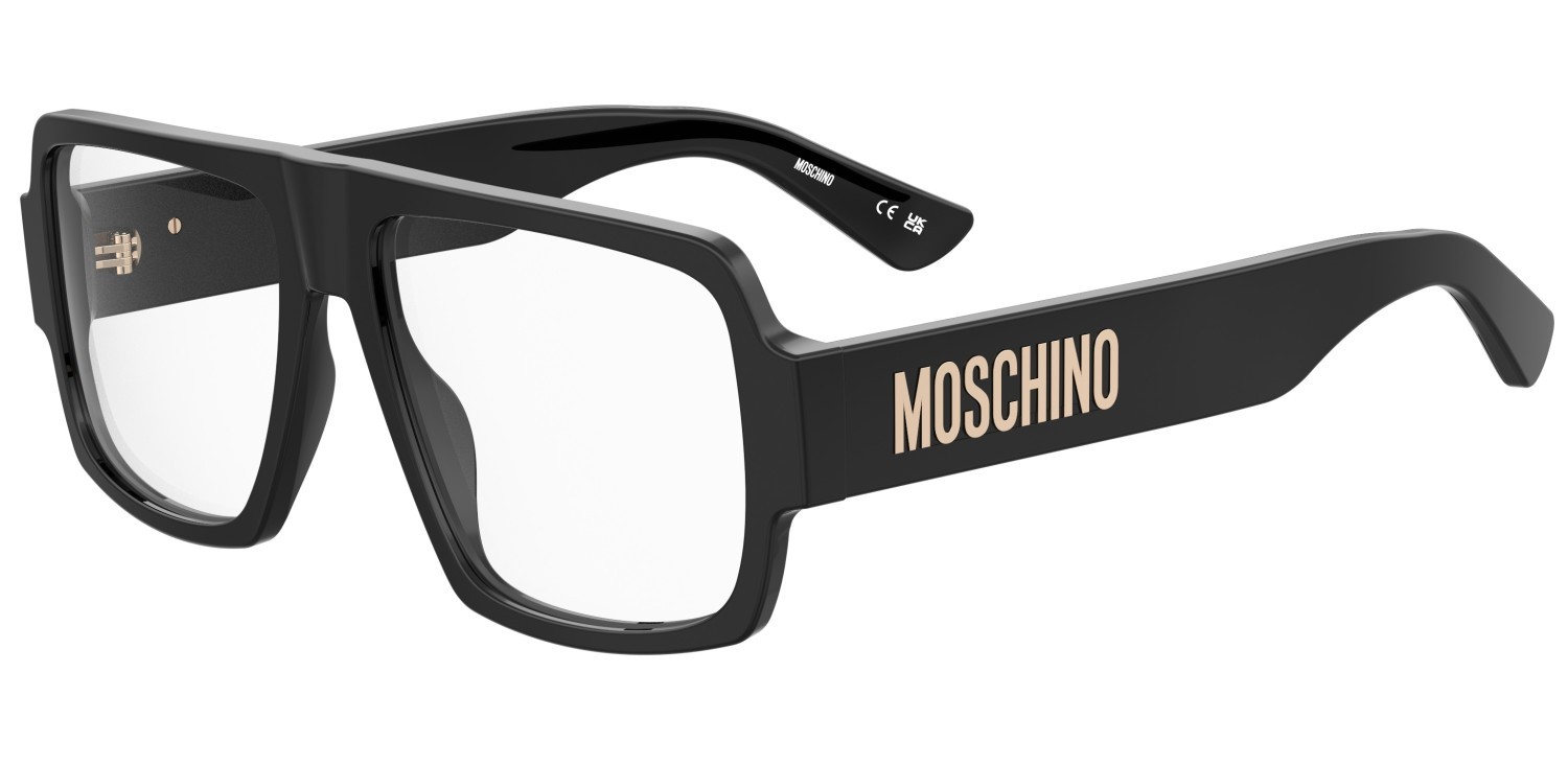 Brillen Moschino Mos644 108719 807 farbe black form rechteckig 