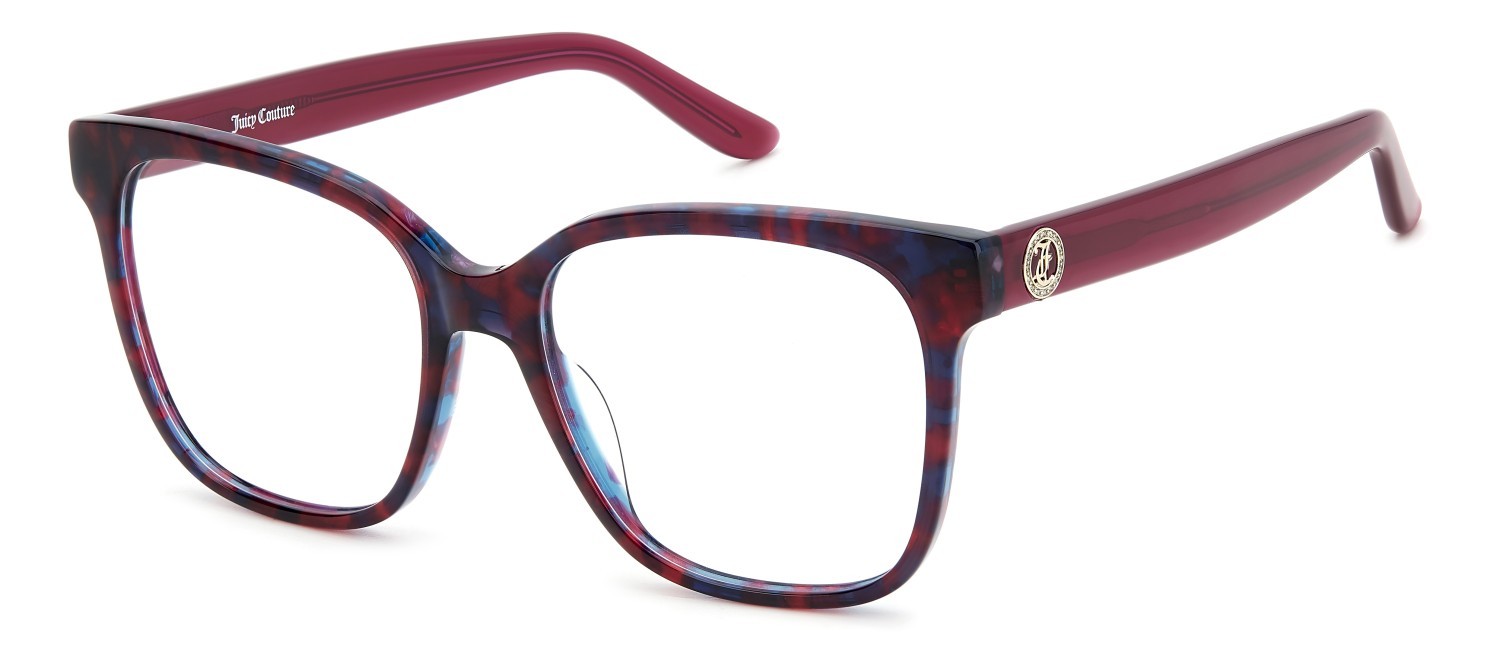 Eyeglasses Juicy Couture Ju 260/G 108757 72V color red havana red shape cat eye 