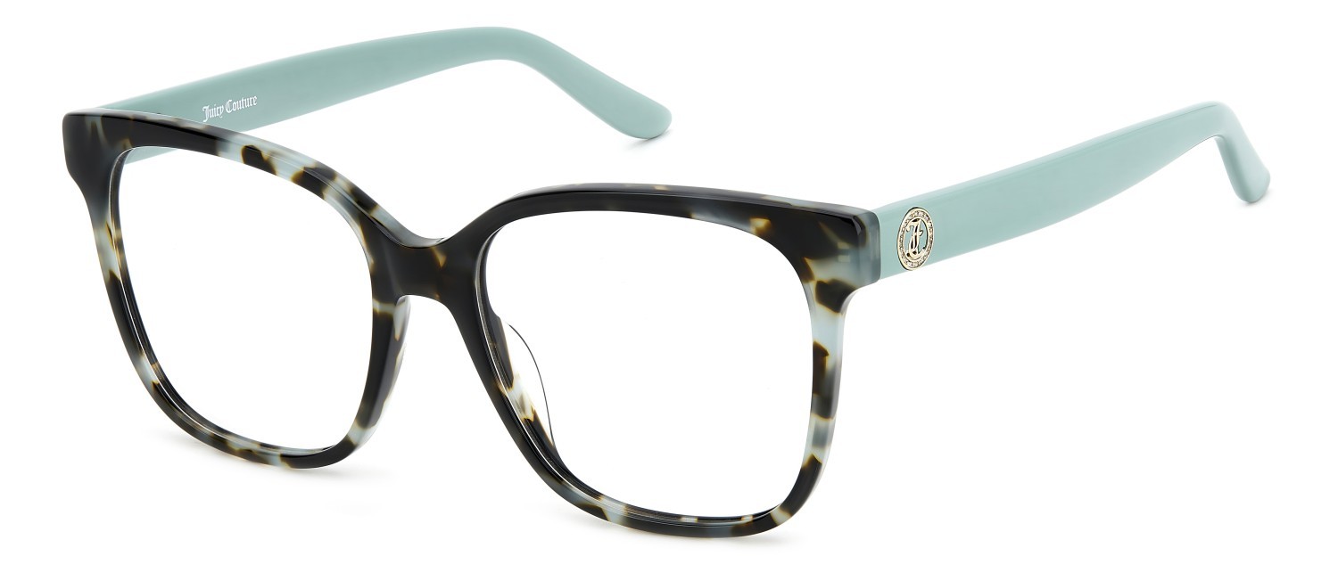 Eyeglasses Juicy Couture Ju 260/G 108757 YJE color green havana green shape cat eye 
