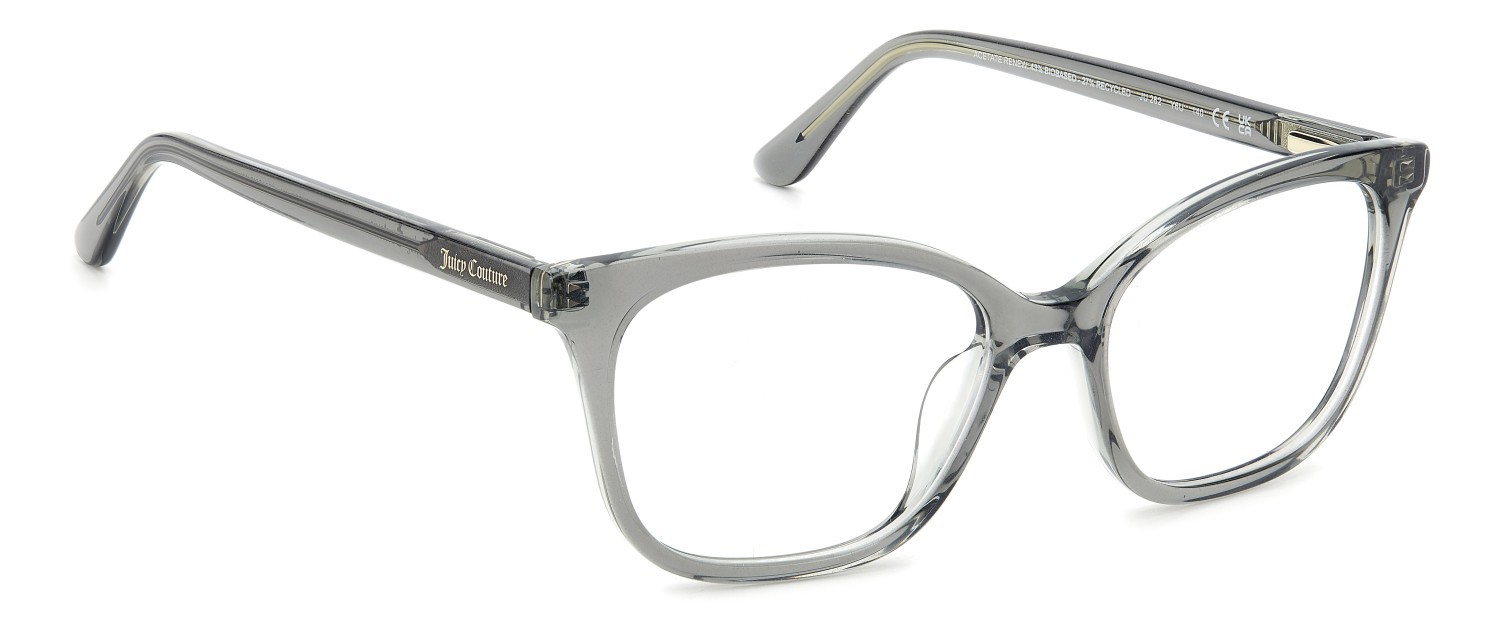 Eyeglasses Juicy Couture Ju 262 108761 Y6U color glitter grey shape cat eye 