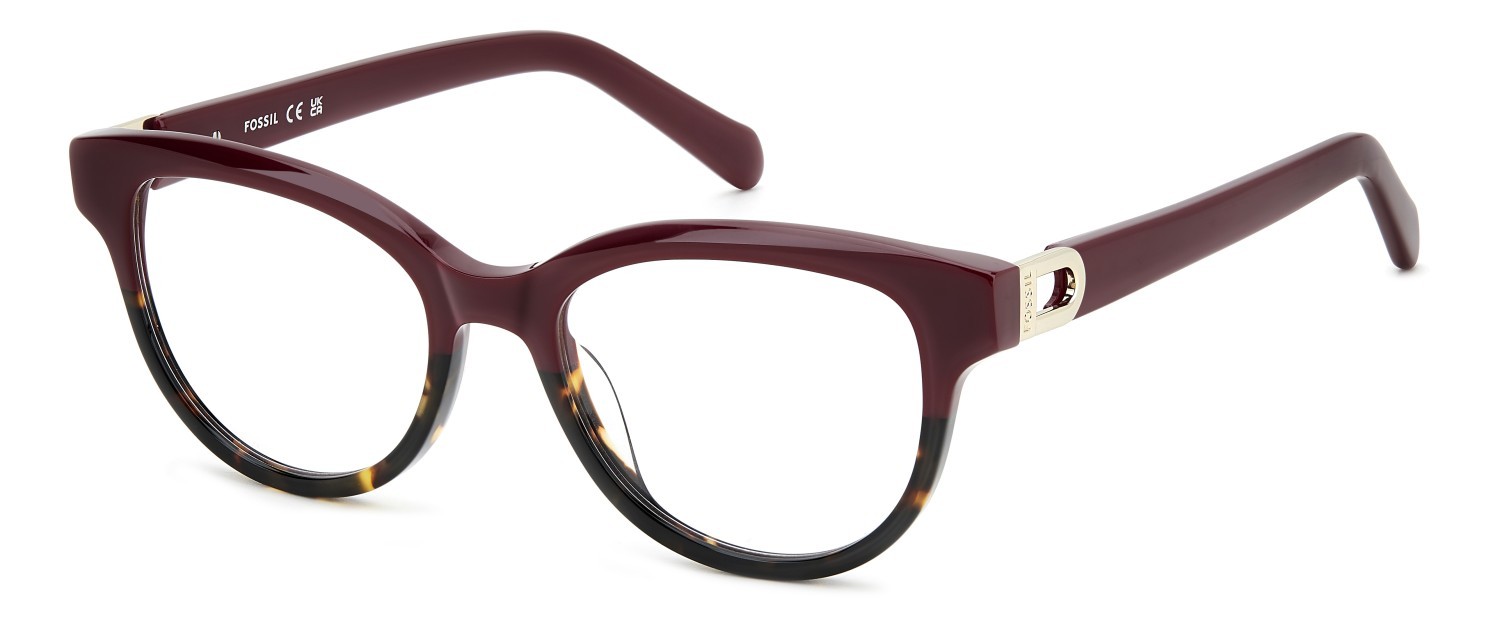 Occhiali da vista Fossil Fos 7182 108786 JMJ colore raspberry forma rotondo 