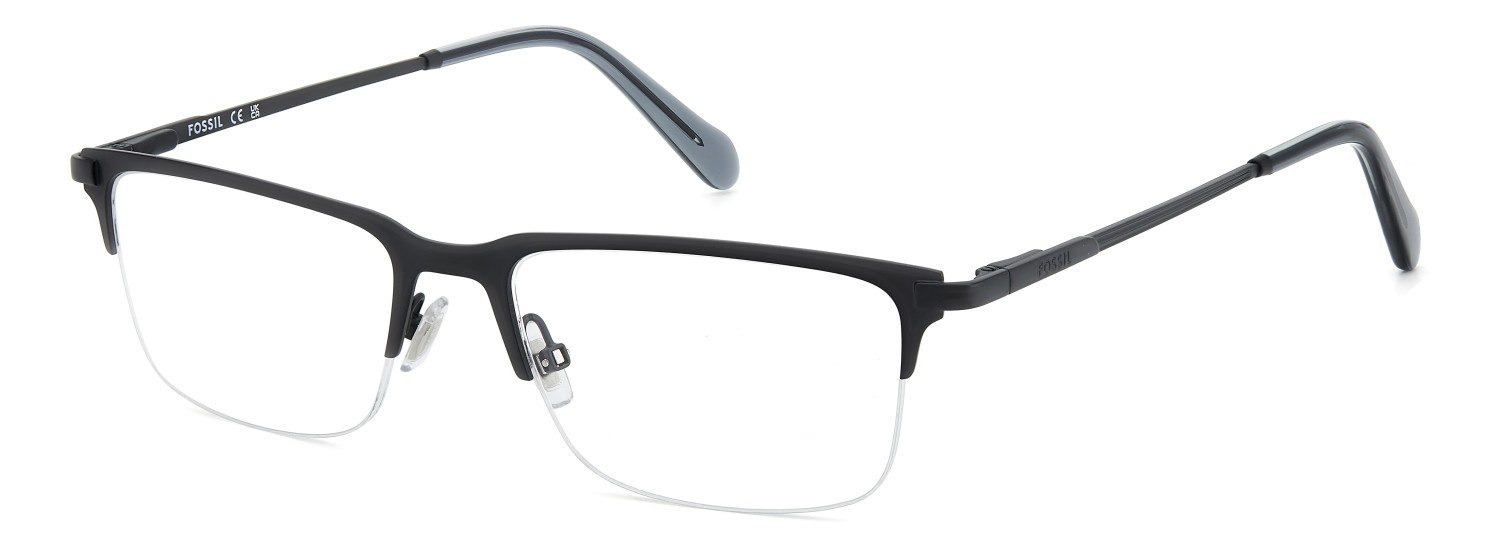 Eyeglasses Fossil Fos 7186/G 108789 003 color matte black shape rectangle 