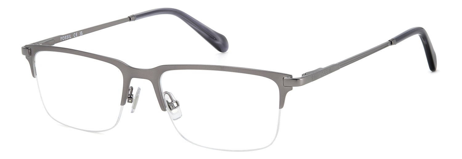 Occhiali da vista Fossil Fos 7186/G 108789 R80 colore matte dark ruthenium forma rettangolare 