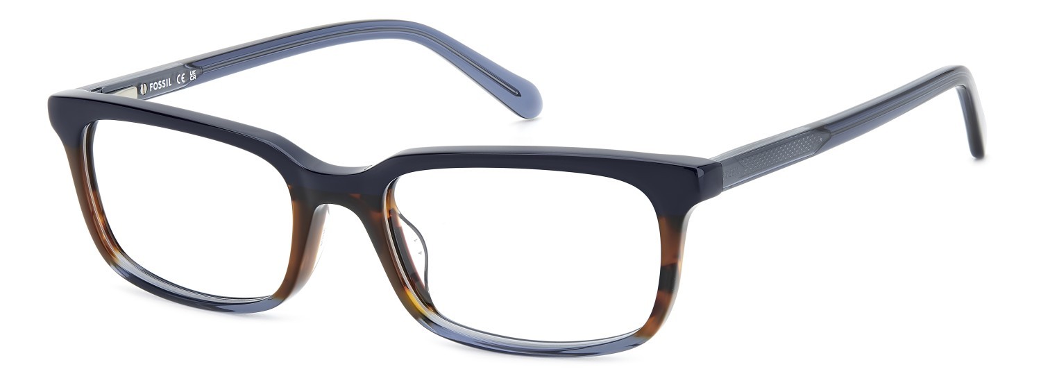 Eyeglasses Fossil Fos 7187 108790 PJP color blue shape rectangle 