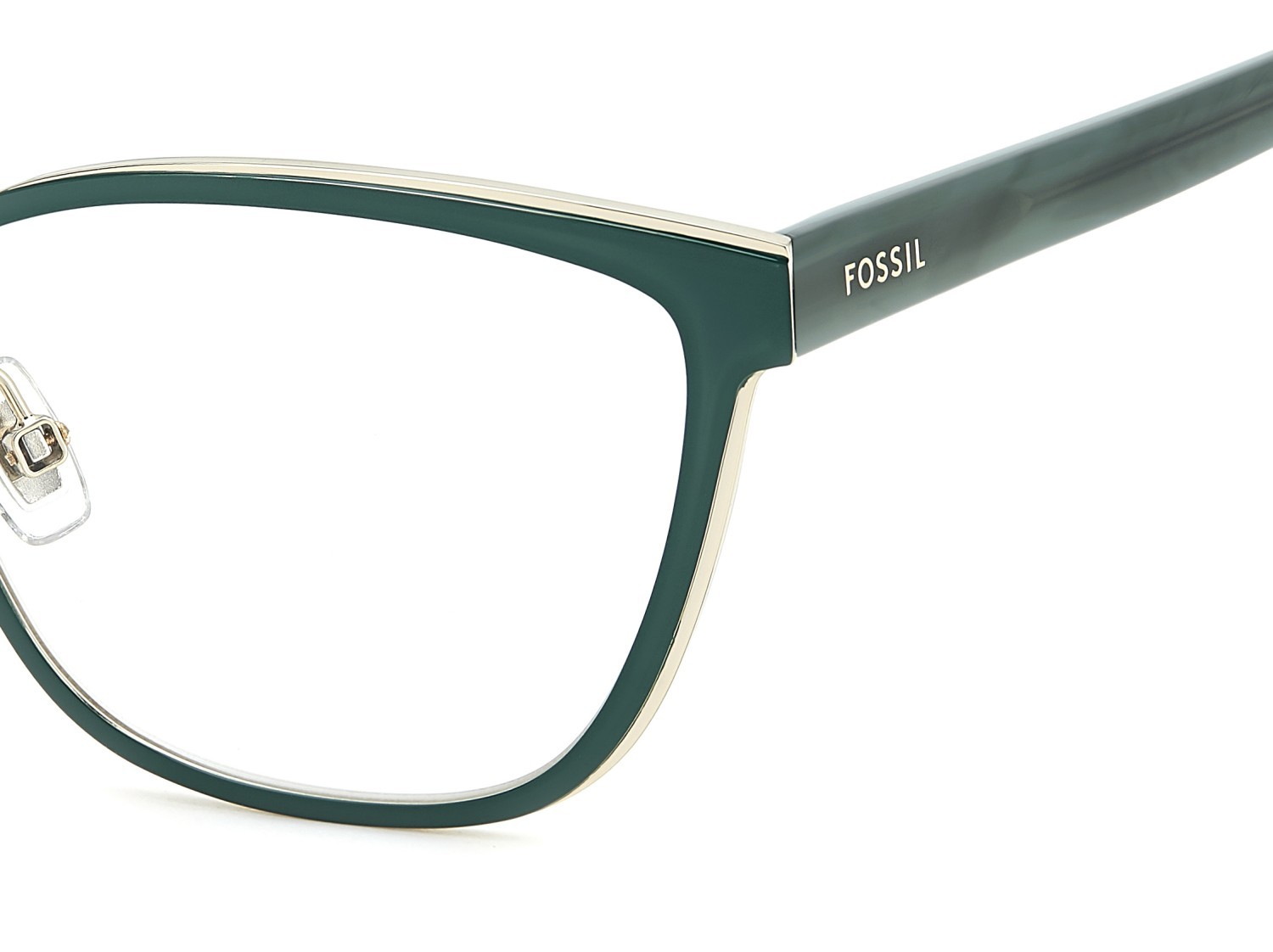 Occhiali da vista Fossil Fos 7180/G 108791 1ED colore green forma cat eye 